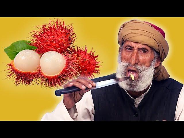 Tribal People Try Exotic Fruits For The First Time