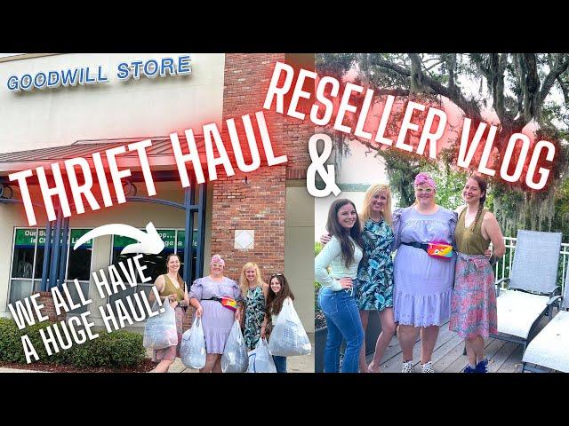 THRIFT HAUL, RESELLER PARTY VLOG + BOURBON STREET FUN! GOR JES AND B0B BUYS ARE IN TOWN!