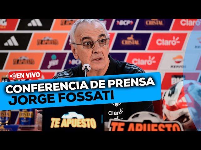 #ENVIVO | SELECCIÓN PERUANA: JORGE FOSSATI DA CONFERENCIA DE PRENSA POR CONVOCATORIA