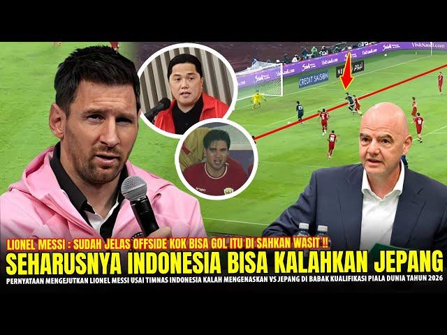 TERKEJUT & GAK NYANGKA !! Lionel Messi Sampai LAKUKAN HAL INI Usai Indonesia Kalah 4-0 Vs Jepang