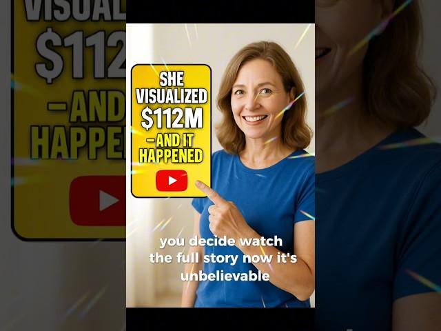 “$112M Manifestation — You Won’t Believe This Ending ”#Shorts #manifestation #moneymanifesting