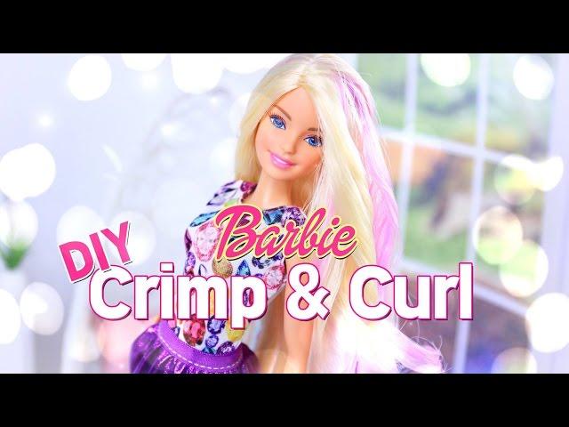 Barbie DIY Crimp & Curl - Doll Review - 4K