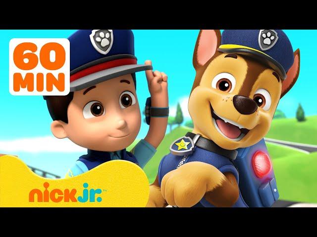 PAW Patrol Chase's Best Moments!  60 Minute Compilation | Nick Jr.