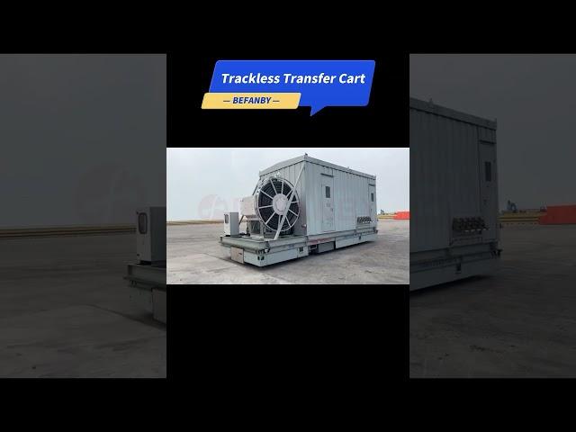 Outdoor Electric Trackless Transfer Cart  #befanby #cart #trackless #steerable