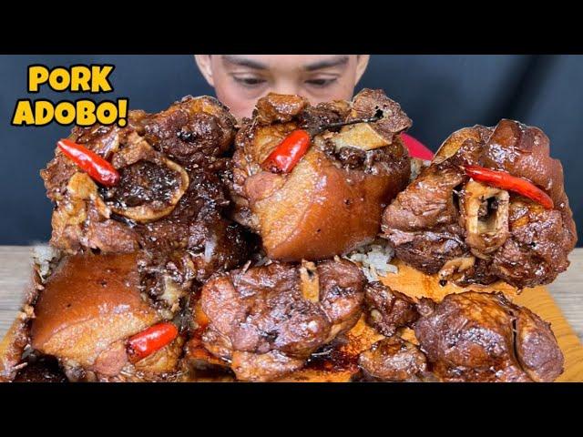 Pork Adobo Mukbang Asmr | Filipino Food Mukbang Philippines