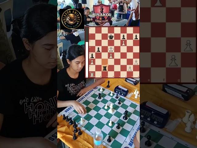 Mary Joelle Beato vs Eddi Miraflores | Rd 4 1st Balagon Knights Chess Club Tournament