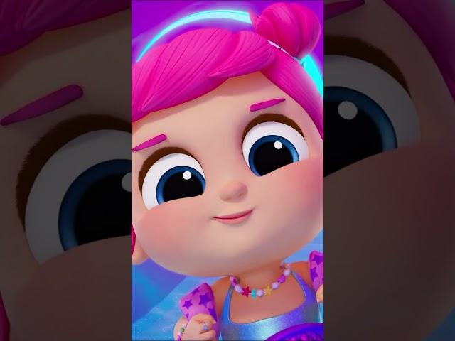 Let's Dive and ‍️ be a mermaid too! Learn to Swim! #jill #LittleAngel #nurseryrhymes