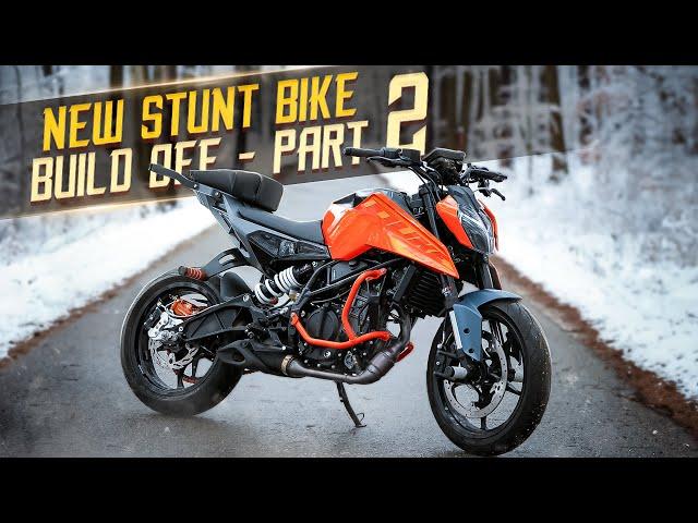 CUSTOM 2024 KTM 250 DUKE STUNT BUILD PART 2 | RokON VLOG