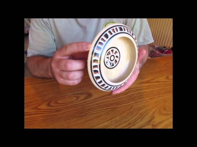 Turning a sycamore bowl with Milliput epoxy putty inlay - part 1