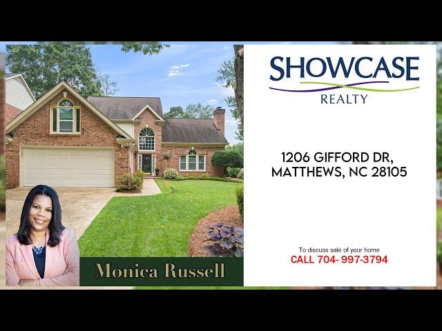 1206 Gifford Dr, Matthews, NC 28105 | Nancy Braun | Showcase Realty LLC