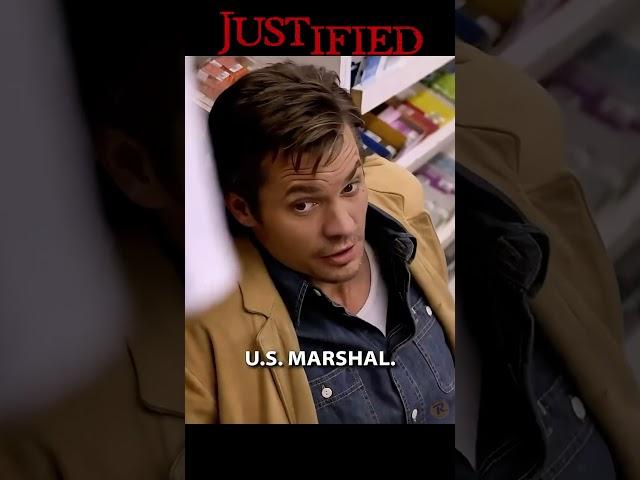 You Got 5 Seconds, you better Run!  | Justified S1E1  #shorts