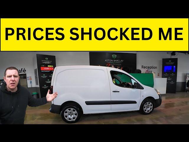 VAN AUCTION PRICES FALLING FAST