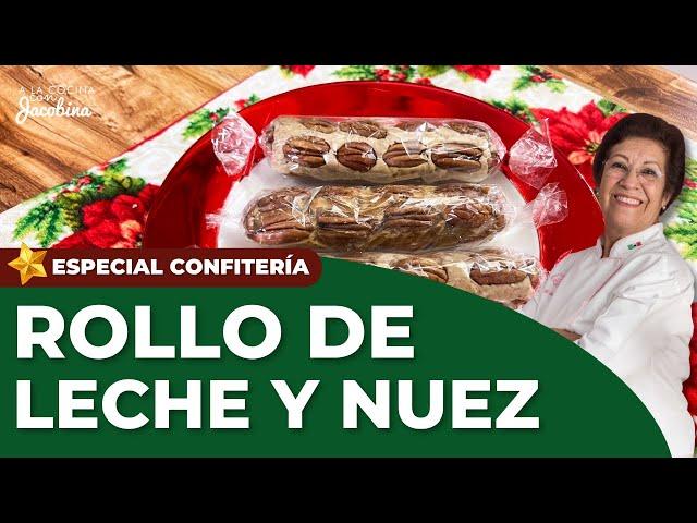 ROLLO DE LECHE Y NUEZ