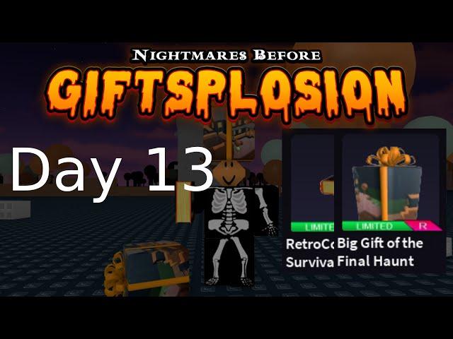 Big Gift of the Final Haunt & RetroCorp Survival Guide [Giftsplosion Day 13] | RetroStudio | Roblox