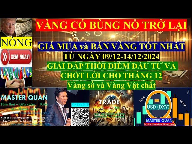 VÀNG có BÙNG NỔ từ ngày 9-14/12(Giá mua bán tốt nhất) #gold #giavanghomnay #giavangthegioi #muavang