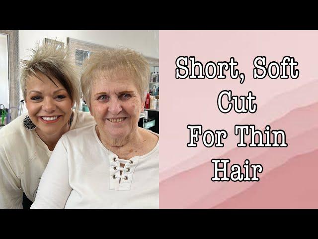 Short Hair for Thin Hairstyles For women Over 70