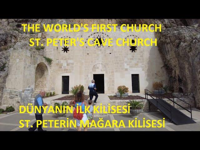 The world's first church, st. peter's cave church, pilgrimage center for christians Antioch Türkiye