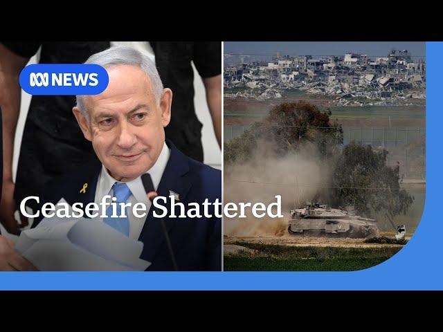 Netanyahu declares resumption of Gaza war | ABC NEWS