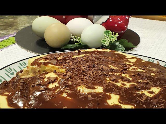 Tarta de crema sin lácteos