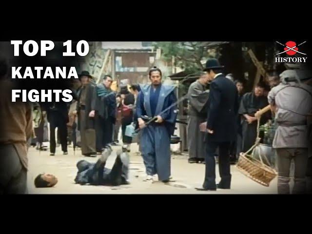 TOP 10 KATANA FIGHTS WITH REVIEWS / JAPANESE MOVIES, SWORD FIGHT