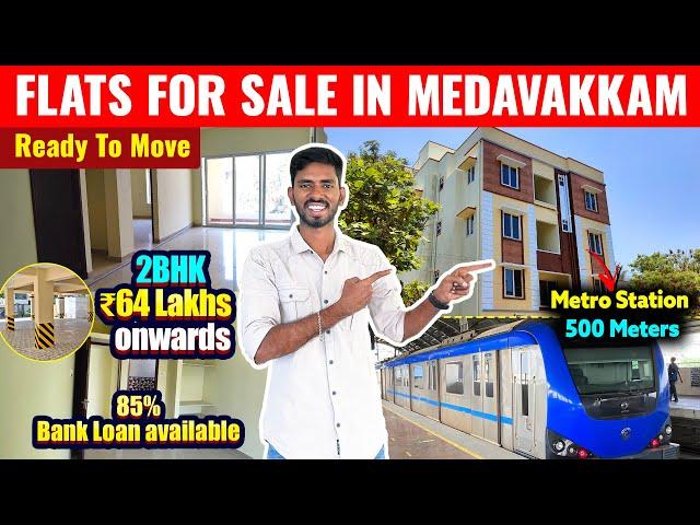 2BHK Flats For Sale In Chennai Medavakkam | Flats For Sale | Sanjaysamy | Vlog #313