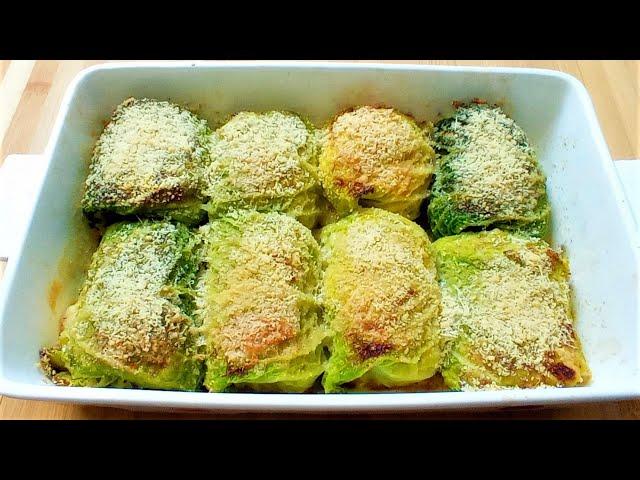 INVOLTINI DI VERZA SAPORITI E LEGGERI - RICETTA FACILE ED ECONOMICA