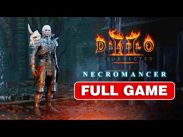 Diablo 2 Resurrected - Necromancer Walkthrough - FULL GAME  (Normal Difficulty, No Commentary)