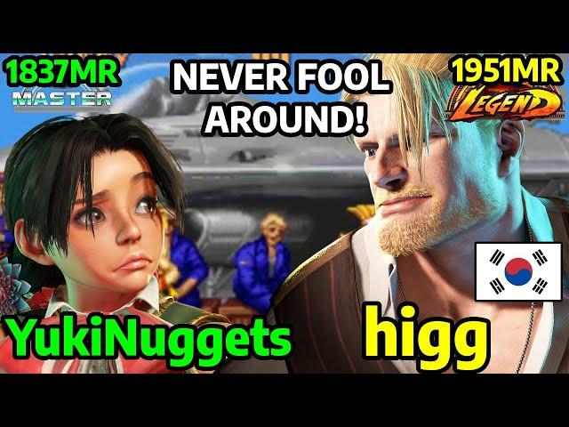 STREET FIGHTER 6  YukiNuggets (LILY リリー) VS. higg (GUILE ガイル) LEGEND/MASTER RANKS