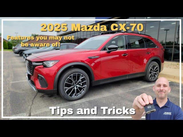 2025 Mazda CX-70 Tips and Tricks | Hidden Features that salespeople may forget to share!