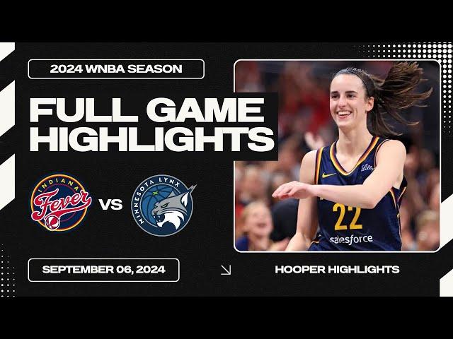 Indiana Fever vs Dallas Wings Full Game Highlights | Sep 06 | 2024 WNBA Season