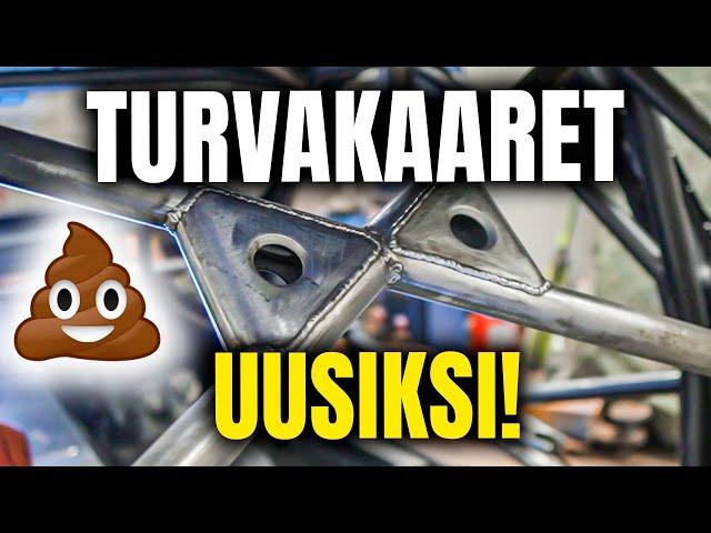 DRIFTING AUTON TURVAKAARET EI KELPAA!