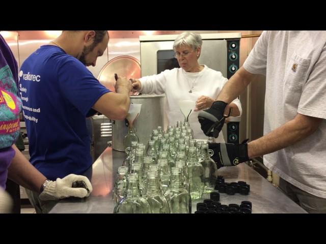 Rocky Ridge Mill Creek Maple syrup - bottling process - behind the scenes