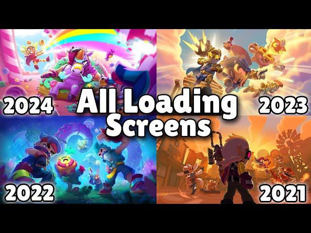 Brawl Stars - All Loading Screen's (2017 - August 2024) #Paintbrawl 