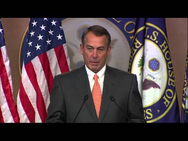 Boehner Explains Same-sex Marriage Opposition