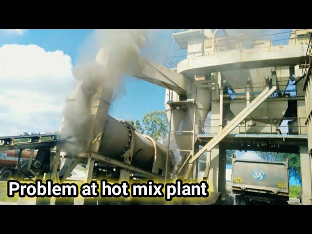 Problem at hot mix plant || asphalt batch mix plant || asphalt batch mix plant manufacturer in india