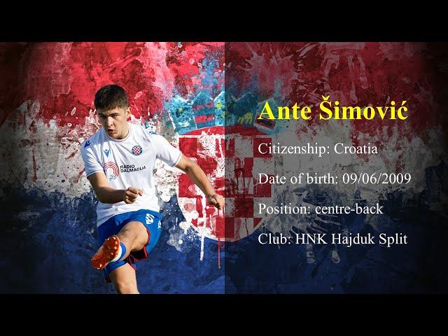 Ante Šimović | Croatia & Hajduk | Highlights | 2023-24