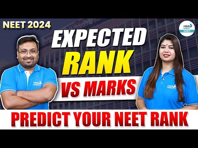 NEET 2024 Expected Marks vs Rank | Predict Your Rank | NEET Marks vs Rank | NEET 2024 Cutoff