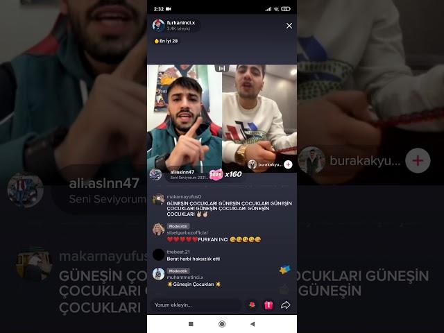 Furkan ve Burak büyük tartışma