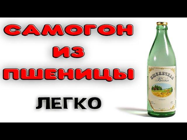 САМОГОН ИЗ ПШЕНИЦЫ РЕЦЕПТ. Как сделать пшеничную брагу. Пшеничная водка домашняя #самогон