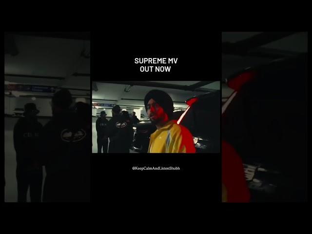 SUPREME MV OUT NOW #shubhworldwide #shubhnewsong #punjabisong #shubh #supreme