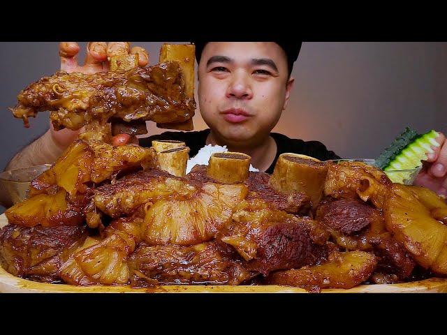 BEEF SHORT RIBS HAMONADO | Mukbang Asmr