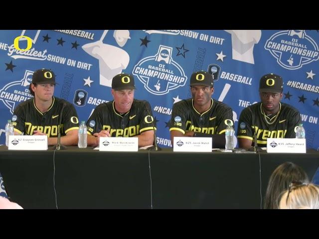 Oregon Baseball | Eugene Regional | Postgame vs. Cal Poly