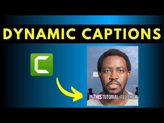 How to Use the Dynamic Captions Feature in Camtasia 2024 - Step-by-Step Tutorial