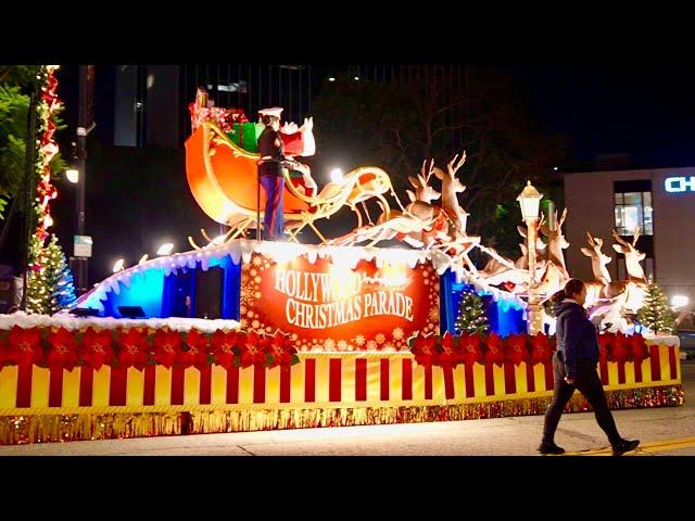 The 2024 Hollywood Christmas Parade-Wide Angle 4K - A Very Wonderful Christmas Parade!