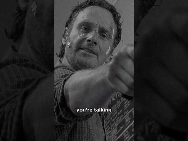 Rick threatens carter | The Walking Dead #shorts