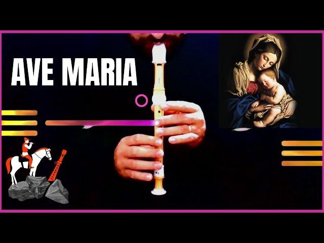 AVE MARIA, GOUNOD / BACH - TUTORIAL FLUTHERO KARAOKE