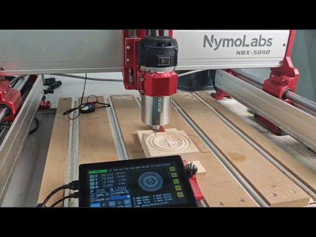 NymoLabs 7" Offline Controller: Custom Macros & Manual Data Input, Console & Tool Path Display