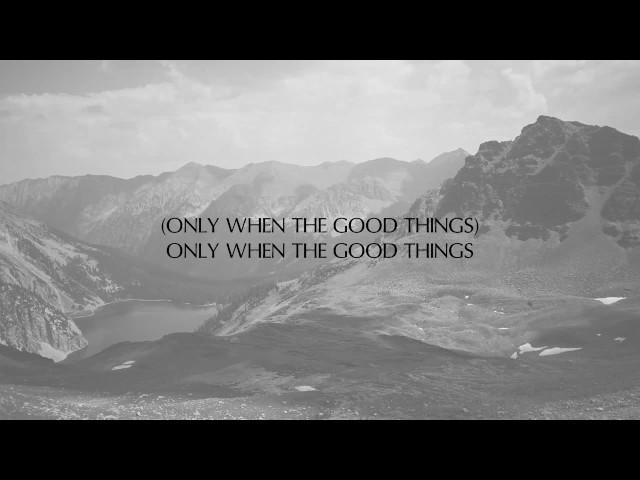 JONATHAN ROY - GOOD THINGS LYRICS