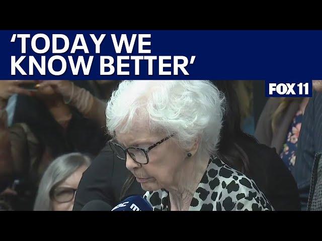 Sister of Kitty Menendez speaks at LA press conference