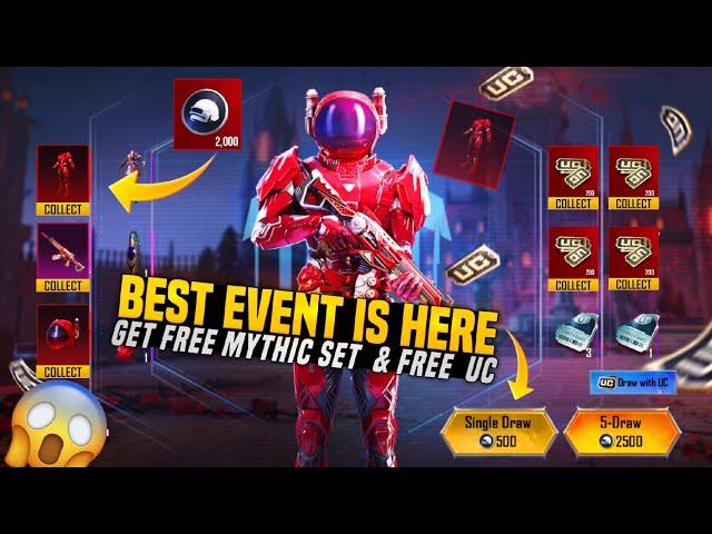  Free UC Event & Free Mythic Suit . Mythic Head Cover . Free Ace32 Skin | Best Event Is Here |PUBGM